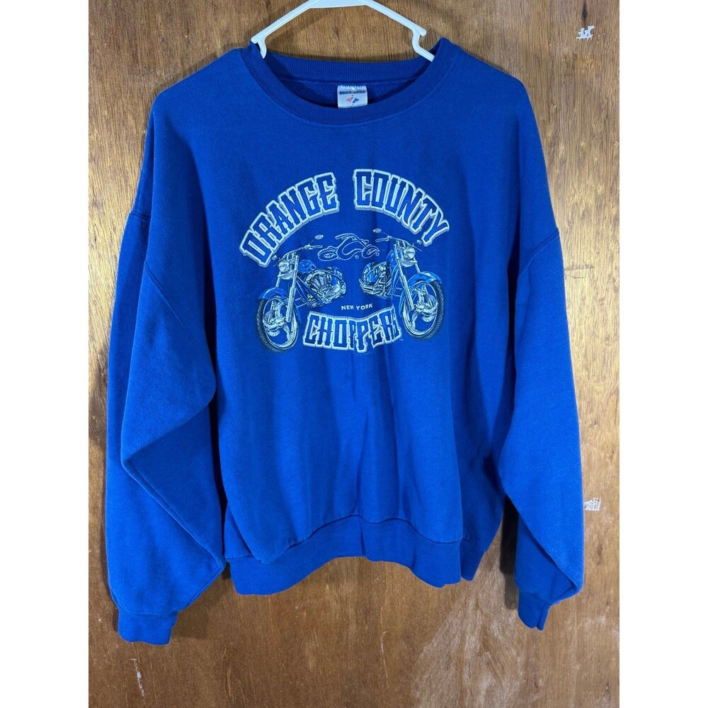 Vintage Orange County Choppers New York Crewneck Sweater Jerzees Large L